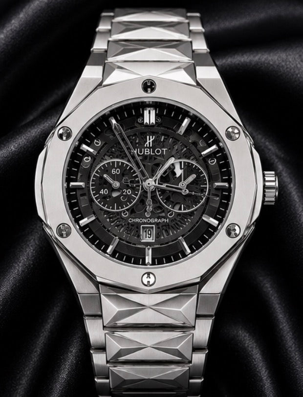 Premium Silver Automatic Men's Watch