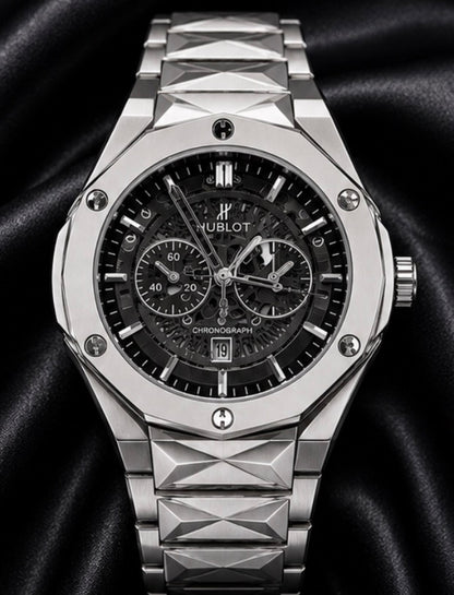 Premium Silver Automatic Men's Watch