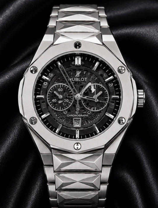 Premium Silver Automatic Men's Watch