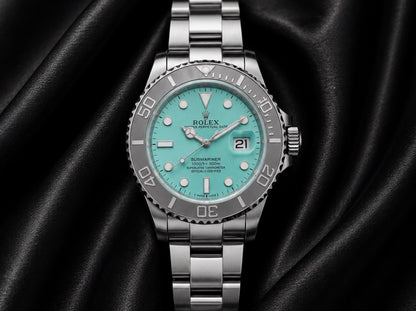 Luxury Green Dial Stainless Steel Watch