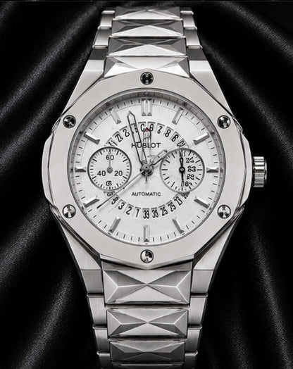 Premium Silver Automatic Men's Watch